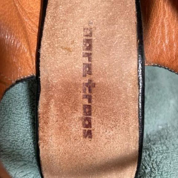 Vintage Black Leather Slingback heels size 5 - Picture 8 of 8